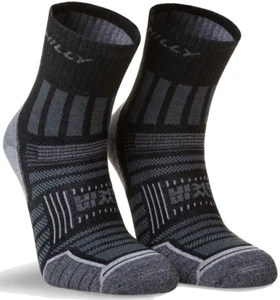 Hilly Twin Skin Socks, Anti Blister Running Socks, Anklet Socks Black LP £16 - Picture 1 of 7