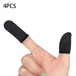 4* Non-Slip Screen Thumb Finger Sleeve For PUBG Mobile Phone Game Gloves B - Afbeelding 1 van 8