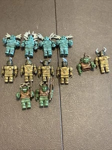 Mega Bloks Krystal Wars Knights Minifigures Lot of 10 Figures 2 For Parts - Picture 1 of 3