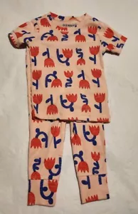 NWT Old Navy Floral Print Short Sleeve Pajamas PJs 2PC Baby Toddler Girl - Picture 1 of 1