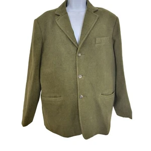 Espirit Collection Vintage Army Green Men's Wool Blazer - Picture 1 of 8