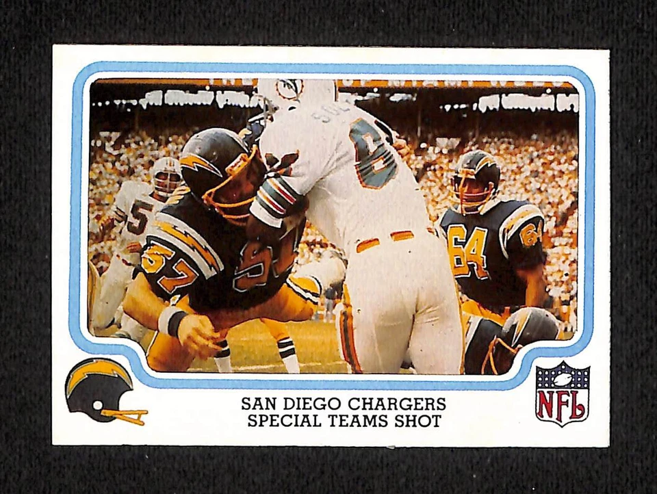 1979 Fleer San Diego Chargers Special Teams Shot Card #48  - Image 1 of 1