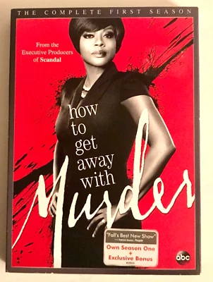 How To Get Away With Murder Complete First Season DVD ABC 2015 TV Viola Davis - Image 1 of 4