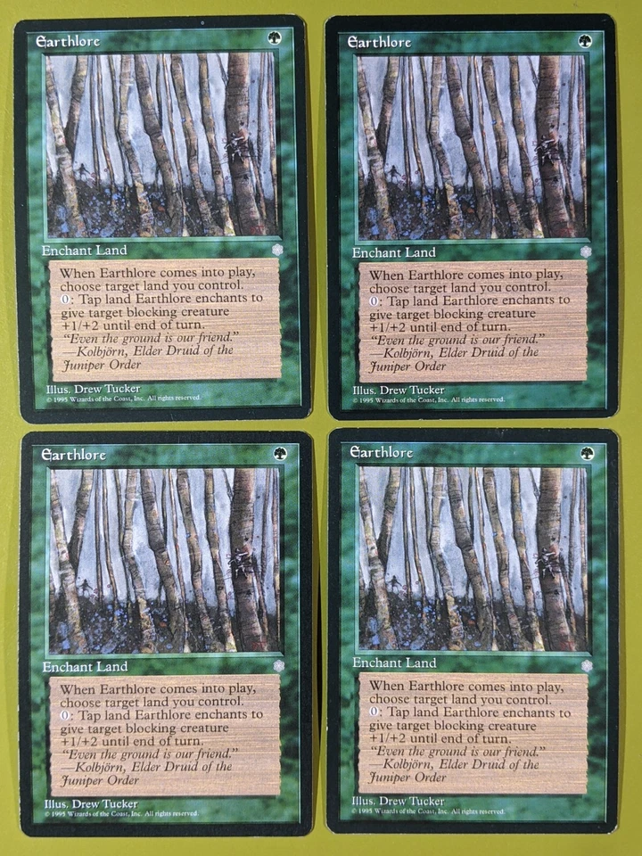 Earthlore x4 Ice Age 4x Playset Magic the Gathering MTG - Image 1 of 1