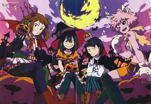 póster promocional Boku no My Hero Academia Hoshin Engi anime Taikobo Nataku - Imagen 1 de 2
