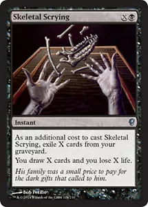 MRM ENGLISH 4x Skeleton Look (Skeletal Scrying) MTG magic CNS - Picture 1 of 1