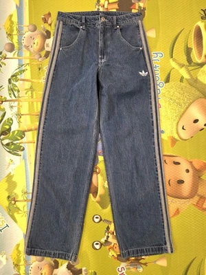 Calça jeans Adidas Originals Adicolor denim Firebird JC6234 masculina tamanho 30 - Imagem 1 de 4