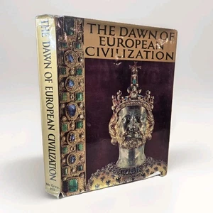 VINTAGE The Dawn of European Civilization - David Talbot Rice (ed)/First Edition - Foto 1 di 15