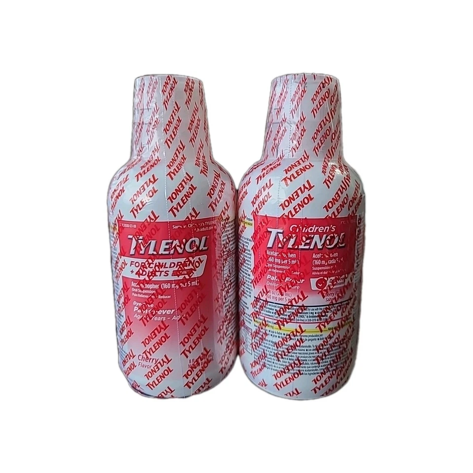 Children's Tylenol Pain + Fever Dye Free & Children + Adult 8oz Exp 03/2027+ - Image 1 of 1