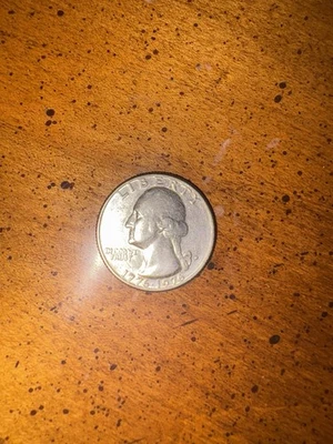 1776-1976 Bicentennial Quarter D Mint Mark George Washington Ungraded - Image 1 of 2