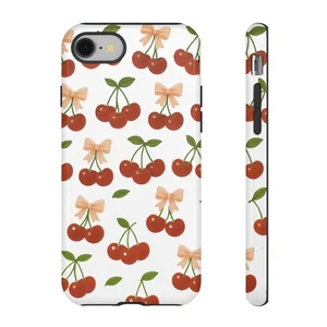 Cute Cherry Phone Case | Tough Cases with Fruit Design, Cute Phone Accessories  - Picture 1 of 78