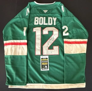Matt Boldy Signed Jersey Minnesota Wild JSA COA - Picture 1 of 4