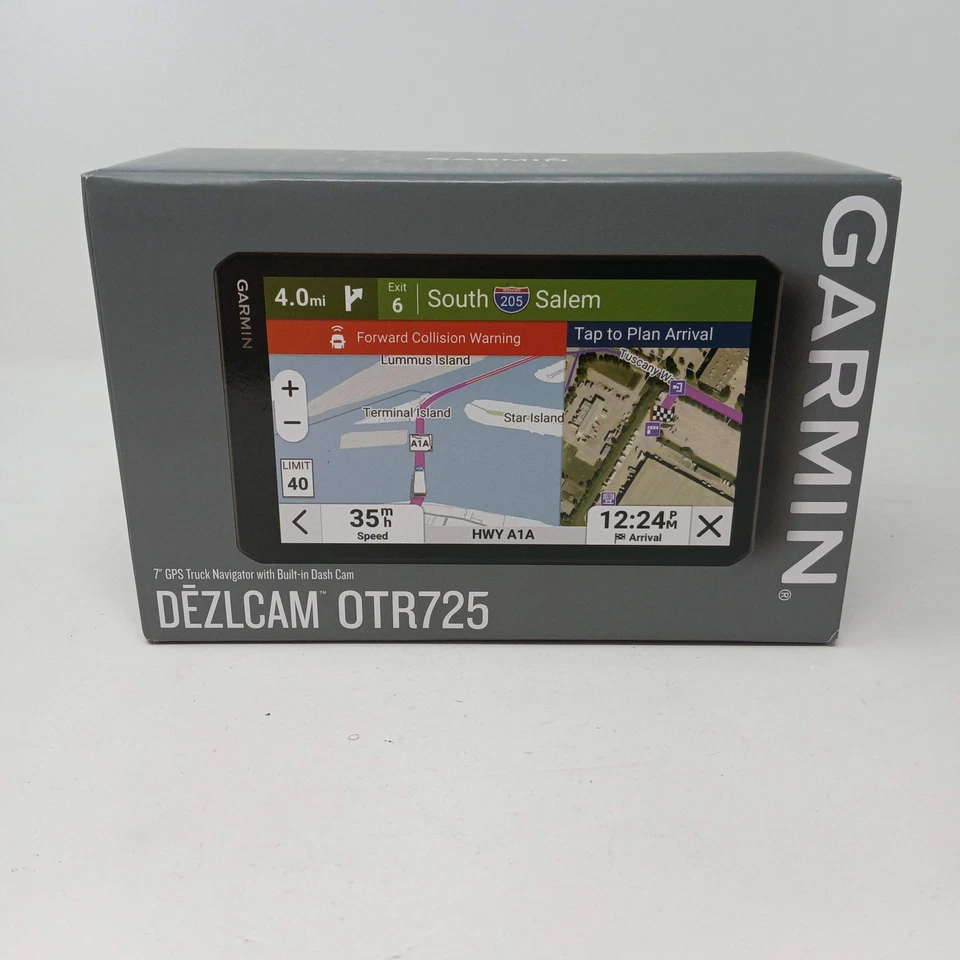 Garmin DezlCam OTR725 7" GPS Truck Navigator with Built-in Dash Cam - Image 1 of 4