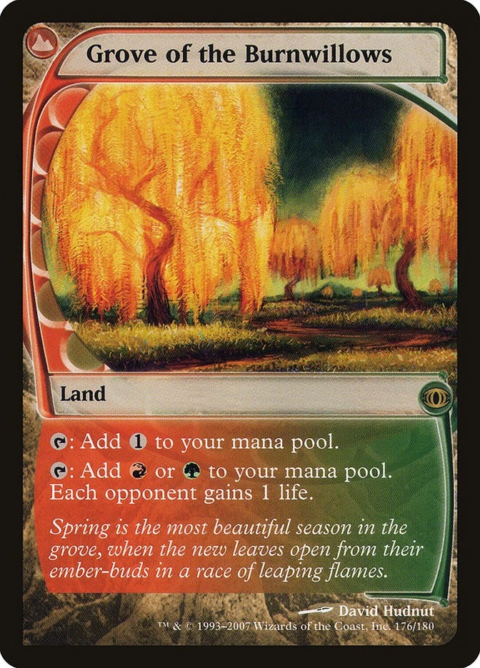 MTG Grove of the Burnwillows  - Future Sight #176 - Image 1 of 1