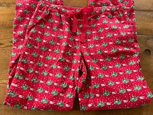 Vineyard Vines Damen Pyjamahose Weihnachtsbäume Urlaub rosa Wal Gr. Small - Bild 1 von 6