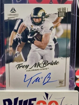 Trey McBride Autoon Card Rookie 2022 Luminance - Year One Rams Cardinals  - Image 1 of 3