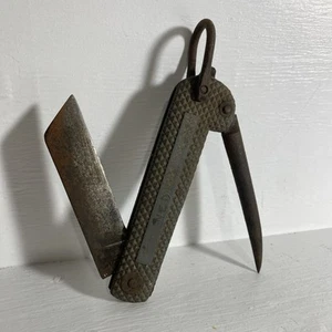 Vintage WWII British Royal Navy Rodgers Military Rigging Pocket Clasp Knife - Picture 1 of 17