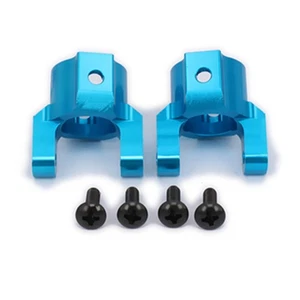 2pcs SCX10 Alum C Hub Carrier For RC 1/10 AXIAL AX30494 Racing Car Blue - Imagen 1 de 7