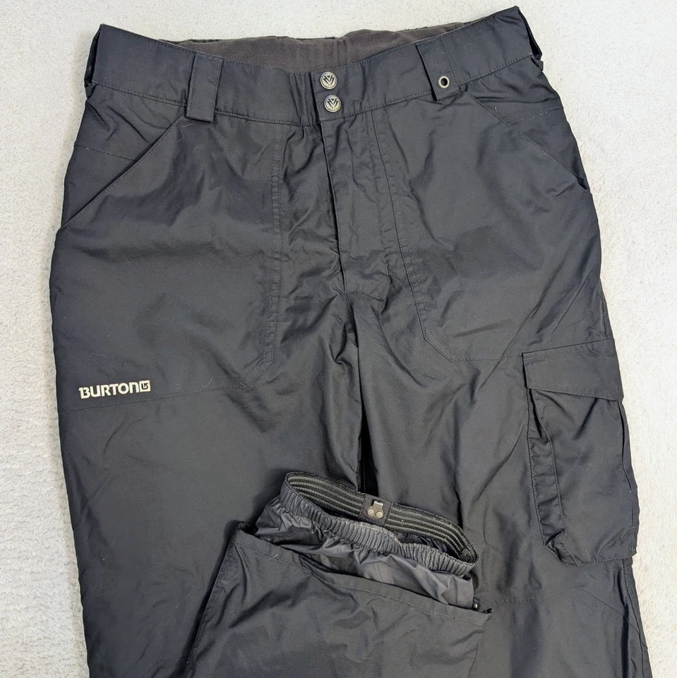 Pantalones de snowboard Burton Exile Dryride esquí nieve carga negros para hombre medianos  Foto 1 de 4