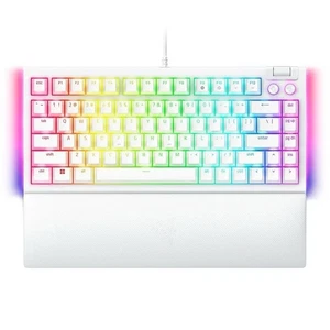 Razer BlackWidow V4 75% Wired Gaming Mercury Keyboard Tactile - Orange Switch 🐍 - Picture 1 of 7