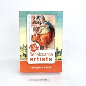 Go Fish Renaissance Artists Card Game + Book 2011 Wenda O’Reilly Birdcage Press - Picture 1 of 5
