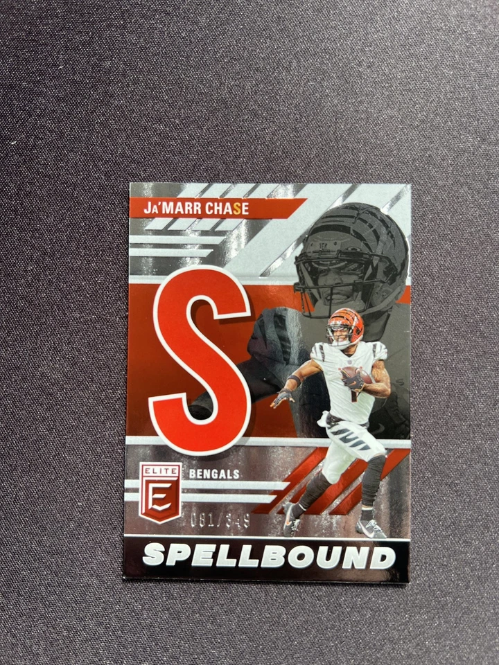 Ja'Marr Chase 2023 Panini Elite Spellbound /349 "S" - Image 1 of 2