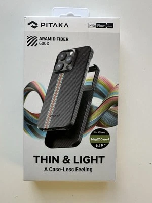 PITAKA Magnetic Phone Case for iPhone 15 Pro Aramid Fibre Ultra Slim - Image 1 of 4