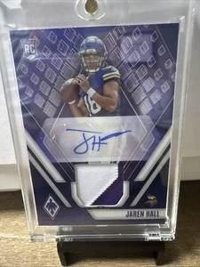 2023 Panini Phoenix - Rps Rookie Auto Jersey Jaren Hall #RAJ-JHA Prime Blue /50 - Bild 1 von 3