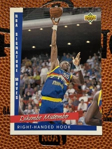 1993-94 Upper Deck Dikembe Mutombo Signature Moves #246 Nuggets - Picture 1 of 2
