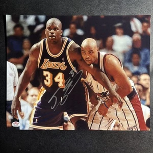 Shaquille O'Neal Autographed 8x10 Photo LOS ANGELES LAKERS w/COA - Picture 1 of 4