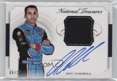 2016 National Treasures Signature Firesuit Materials /25 Aric Almirola Auto - Image 1 of 2