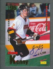 Shane Kenny 1996 Signature Rookies Draft Auto Card #10