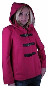 Iron Fist Heads Up Women's Pink PeaCoat NWT - Picture 1 of 4