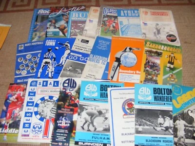 850 x Assorted  Programmes Collection Job Bulk Lot inc First and Last FA CUP etc - Image 1 of 4