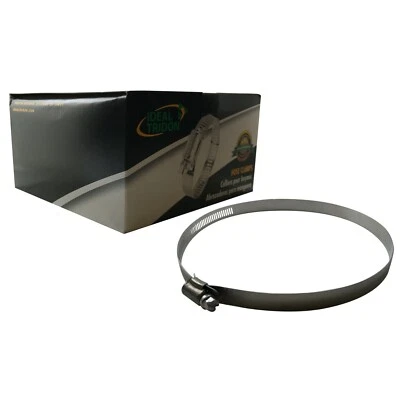 IDEAL-TRIDON Box of 10 SAE #104 Stainless Steel 5" to 7" Worm Gear Hose Clamp 9/16" Band USA