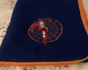 Vintage Disney Power Ranger Fleece Throw Blanket Navy Blue NEW - Picture 1 of 6
