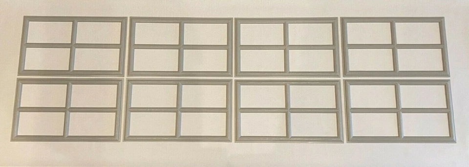 8 insertos de repuesto grises Amarr Stockton para puertas de garaje Amarr de panel corto hágalo usted mismo Foto 1 de 4