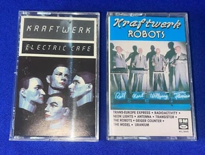 (2) Vintage Kraftwerk CASSETTE TAPE TESTED Electric Cafe (1986) / Roboter (1986) - Bild 1 von 2