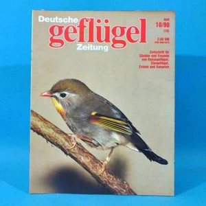 Deutsche Geflügel-Zeitung 10 1990 Pfirsichköpfchen Wiener Ganseln Wammentauben - Bild 1 von 1