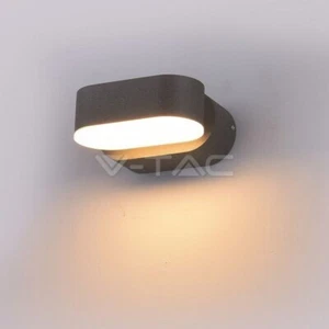 Led-Lampe Grau Mit Befestigung an der Wand Und Kopf Drehbar 6W V-tac VT-816 - Bild 1 von 2