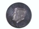 c1963 JFK Sterling Silver Memorial Medallion in Spanglish