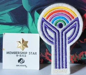 Girl Scout Junior Patches  & Pin Set NEW - Picture 1 of 1