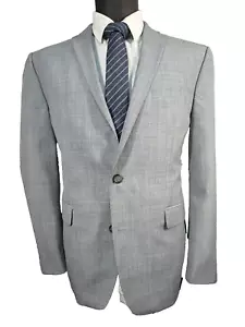 BAR III Mens Gray Wool SLIM FIT 2 Button Suit Sport Coat Blazer Jacket 42S - Picture 1 of 10