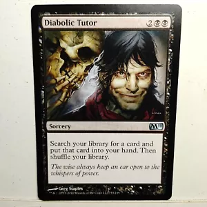 DIABOLIC TUTOR --- MTG -- MAGIC 2011 --- CASI NUEVO - Imagen 1 de 1
