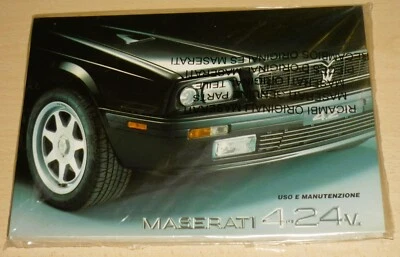 Maserati 424 Libretto Uso E Manutenzione,anno 1992.Ricambi originali MASERATI - Immagine 1 di 3