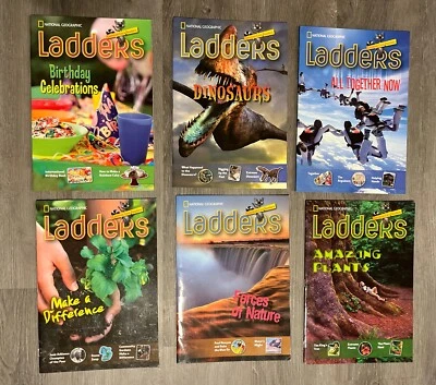 National Geographic - Ladders Magazine - set of 6----  NEW - Image 1 of 2