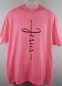 Camiseta de la Cruz de Jesús Discípulo de la Fe Religiosa Cristiana Camisas de la Iglesia Multicolor - Imagen 1 de 3