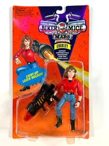 vtg 1993 Biker Mice from Mars CHARLEY sealed MOC action figure - Picture 1 of 15
