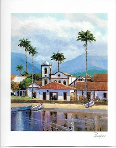 Alex Pauker "Reflections" 2002 signiert in Platte Seriolithographie mit COA - Bild 1 von 3