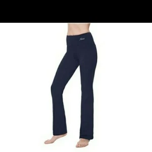 Nirlon Damen-Yogahose mit geradem Bein hochtaillierte Leggings (XX-Large marineblau) - Bild 1 von 4